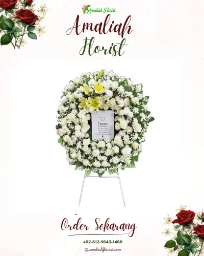 Krans Bunga Duka Cita di Perkamil