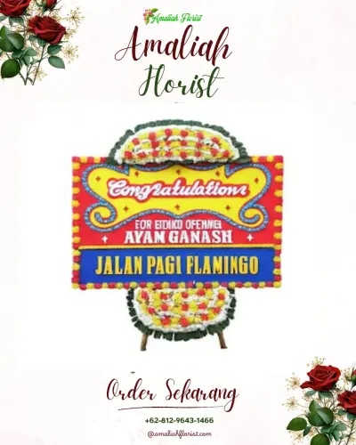 Bunga Papan Congratulation di Perkamil